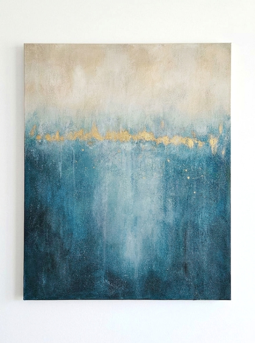 Beyond the Blue No. 1, 40 on 50 cm